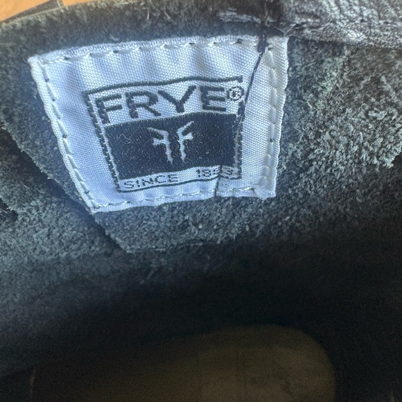 FRYE | leather buckle Short Veronica Moto Boots black size 9 - Picture 5 of 7